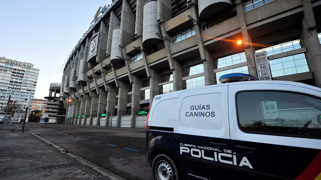 Casi 1.500 efectivos para la seguridad del Real Madrid-Manchester City Casi 1.500 efectivos para la seguridad del Real Madrid-Manchester City