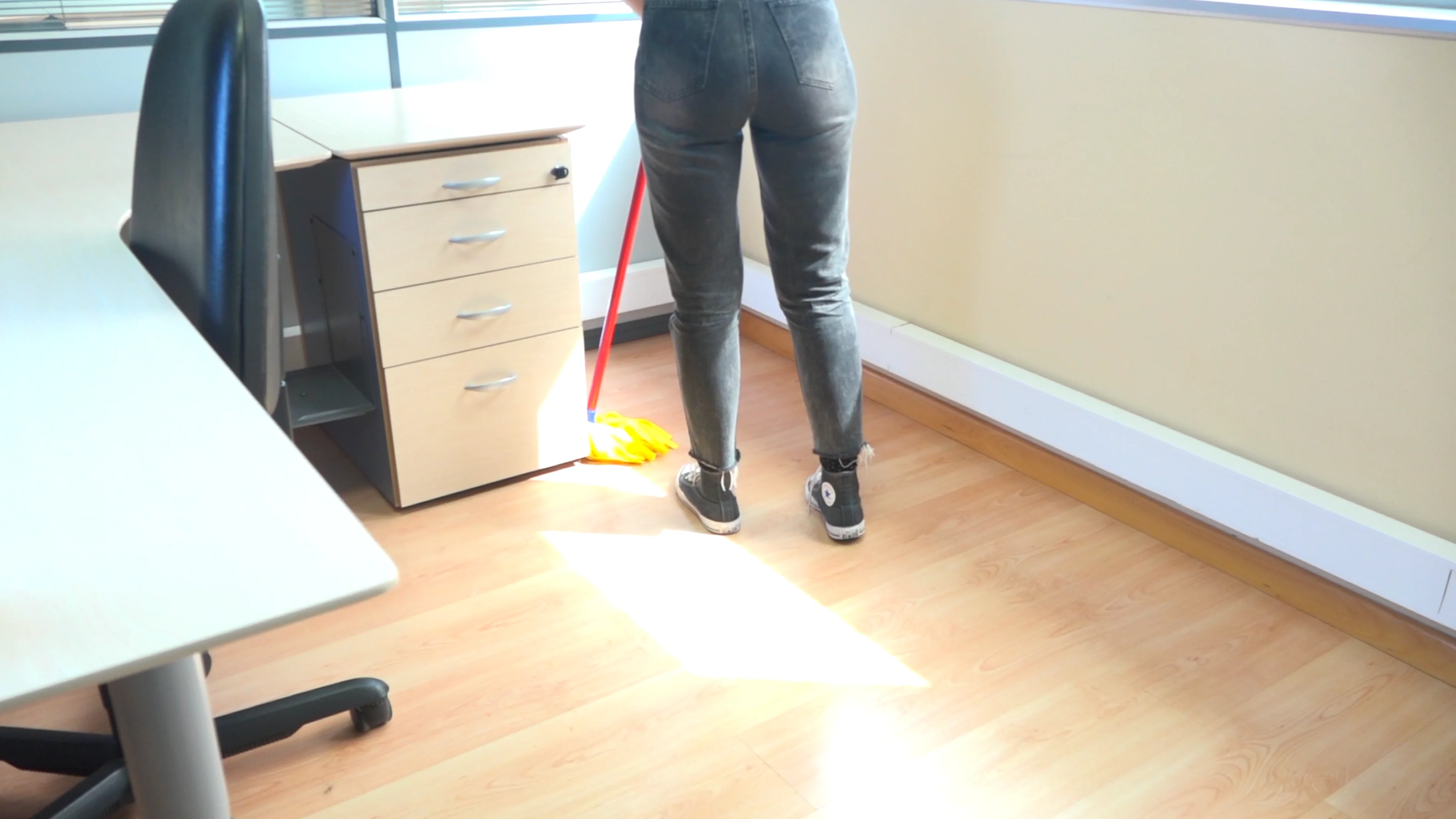Mujer limpiando Mujer limpiando