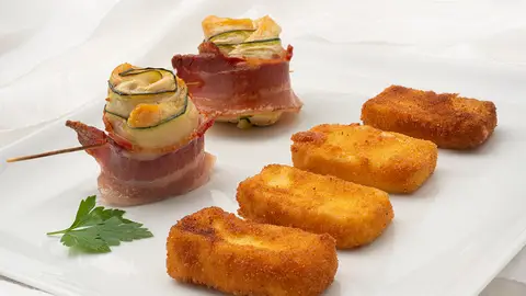La receta "de aplaudir" de Karlos Arguiñano: pechuga de pollo y panceta con queso frito La receta "de aplaudir" de Karlos Arguiñano: pechuga de pollo y panceta con queso frito