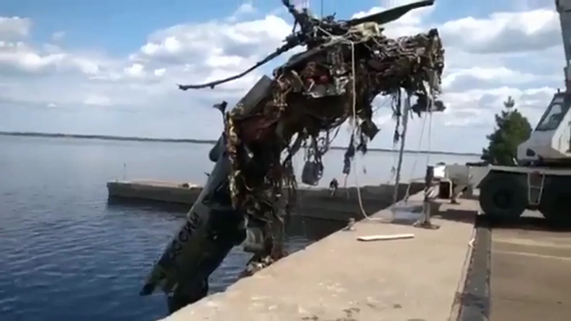 Helicóptero ucraniano rescatado 