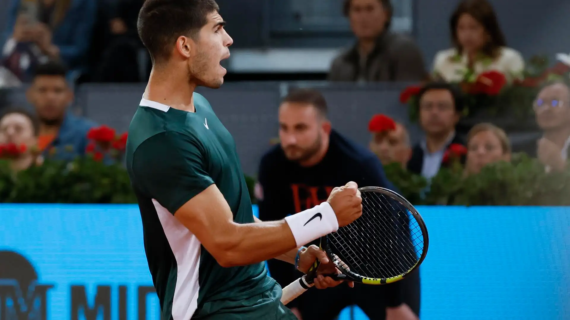 Carlos Alcaraz, en el choque ante Norrie