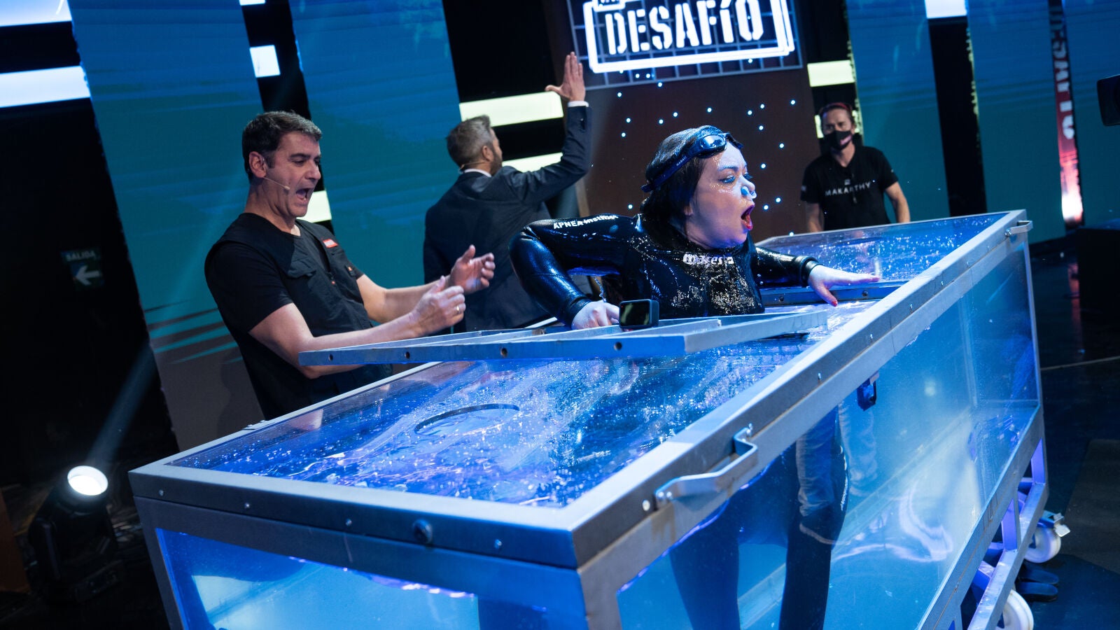 ¡Increíble! La angustia de María José Campanario ante la urna de agua en ‘El Desafío’ 