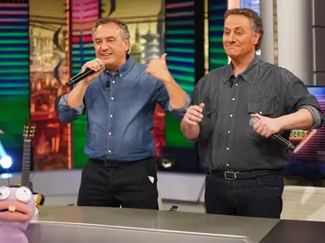 Roberto Brasero y su doble de acción se retan a una batalla de rap en 'El Hormiguero 3.0' Roberto Brasero y su doble de acción se retan a una batalla de rap en 'El Hormiguero 3.0'