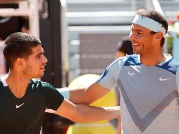 Alcaraz y Nadal en los cuartos del Mutua Madrid Open