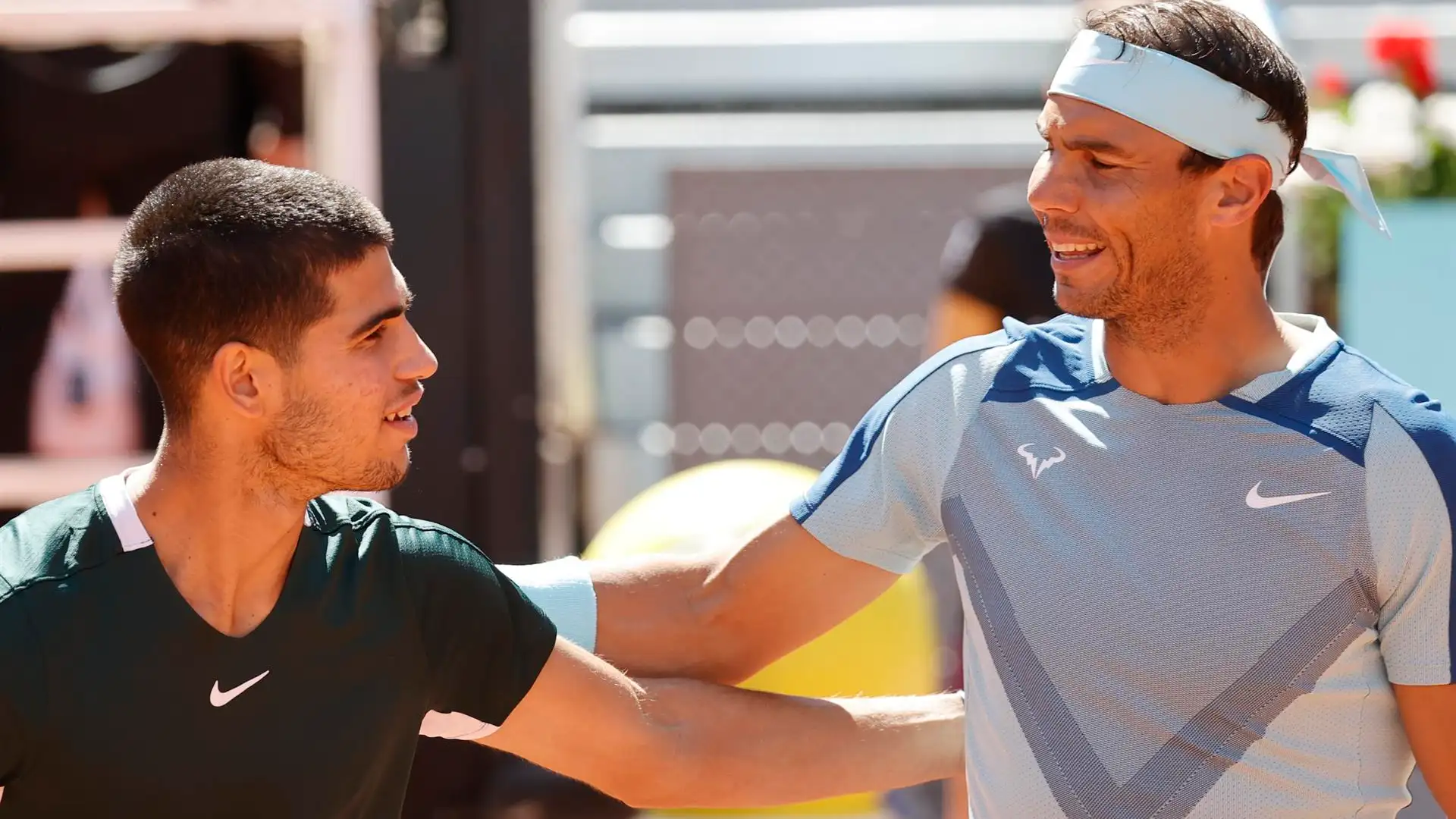 Alcaraz y Nadal en los cuartos del Mutua Madrid Open