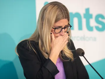 Elsa Artadi emocionada tras anunciar su retirada Elsa Artadi emocionada tras anunciar su retirada