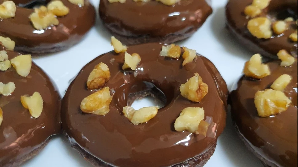 Donuts caseros sin azúcar y sin huevo Donuts caseros sin azúcar y sin huevo