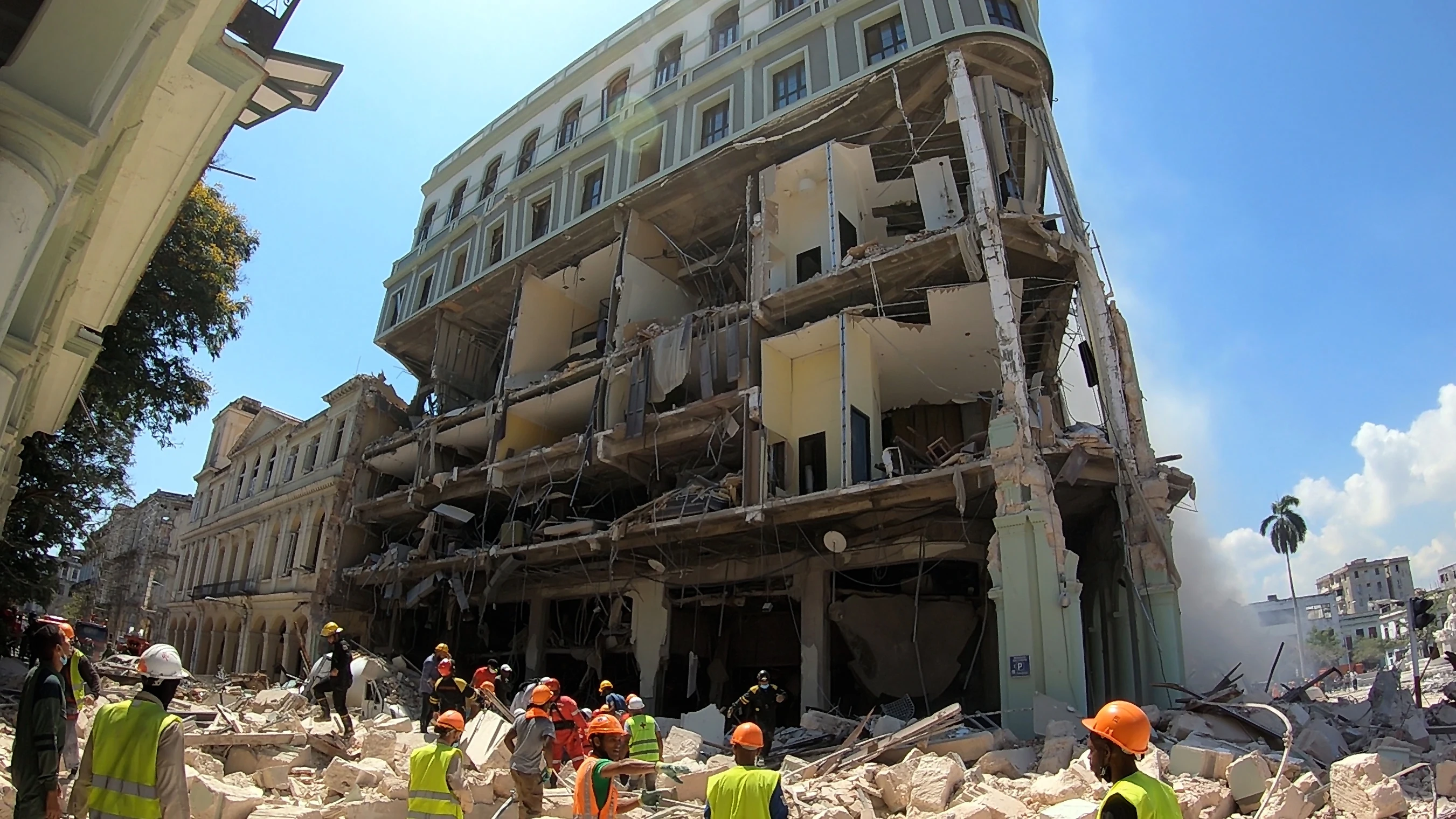 Grave explosión en La Habana Grave explosión en La Habana