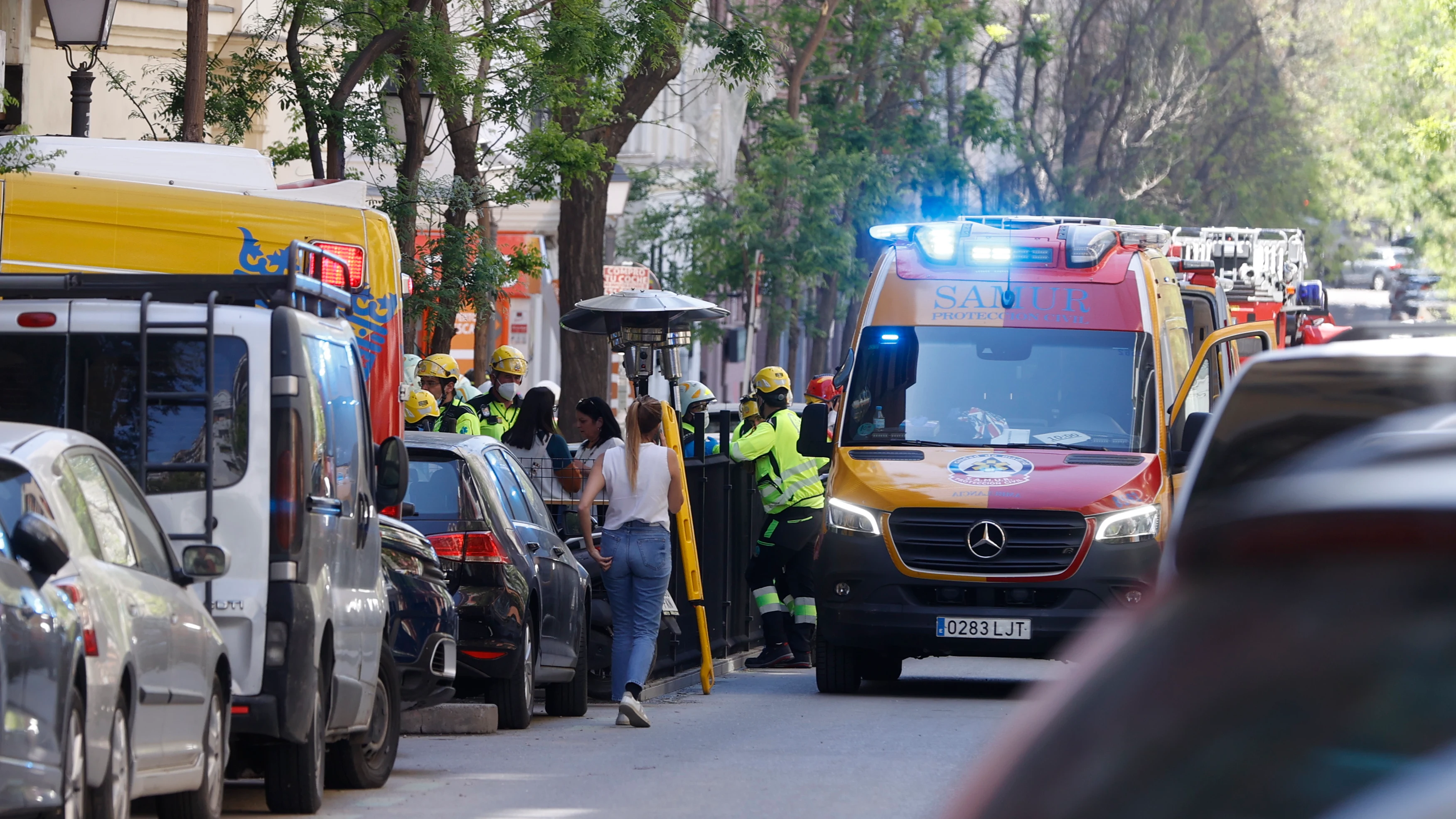 Explosi&oacute;n en Madrid: "He visto a una ni&ntilde;a herida"