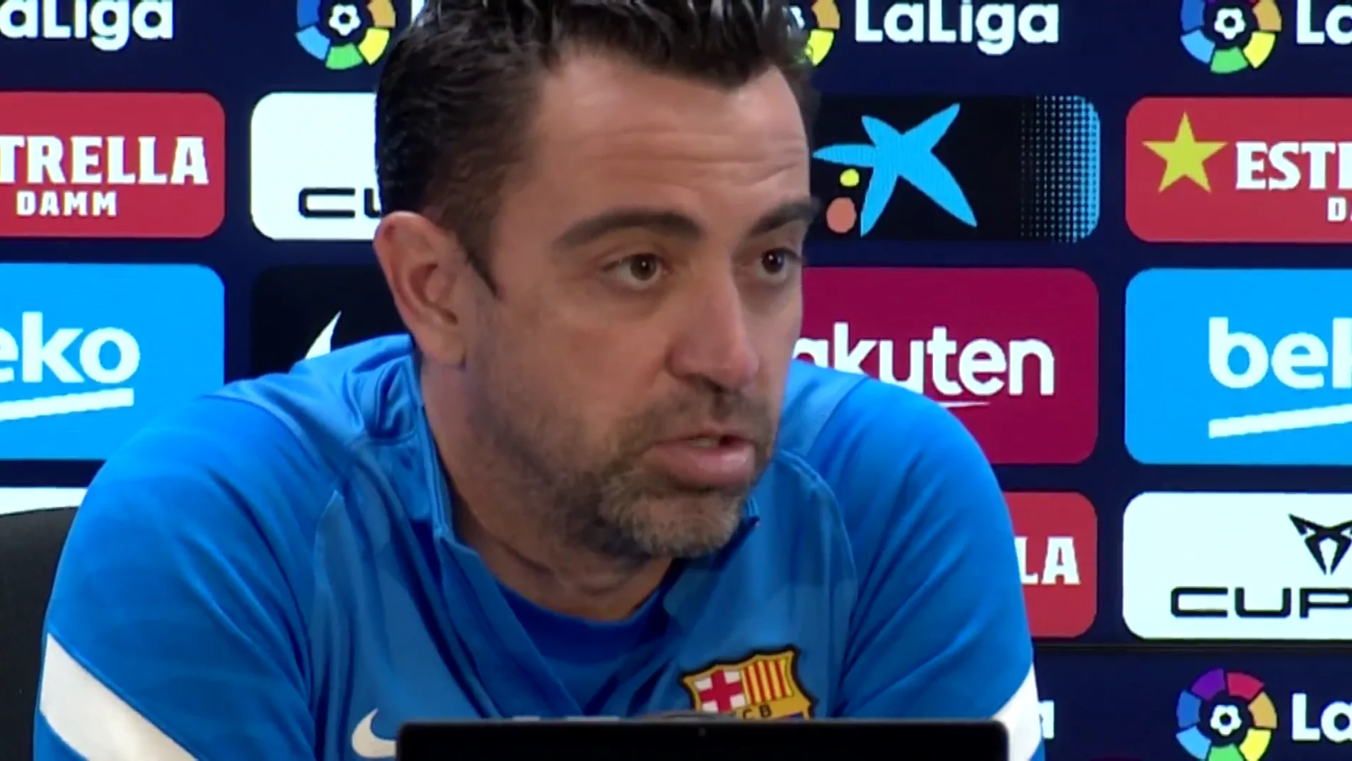 Xavi: "La diferencia es que nosotros al Madrid le rematamos"