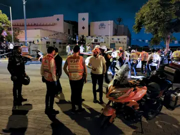Imagen del lugar del ataque con arma blanca en Israel