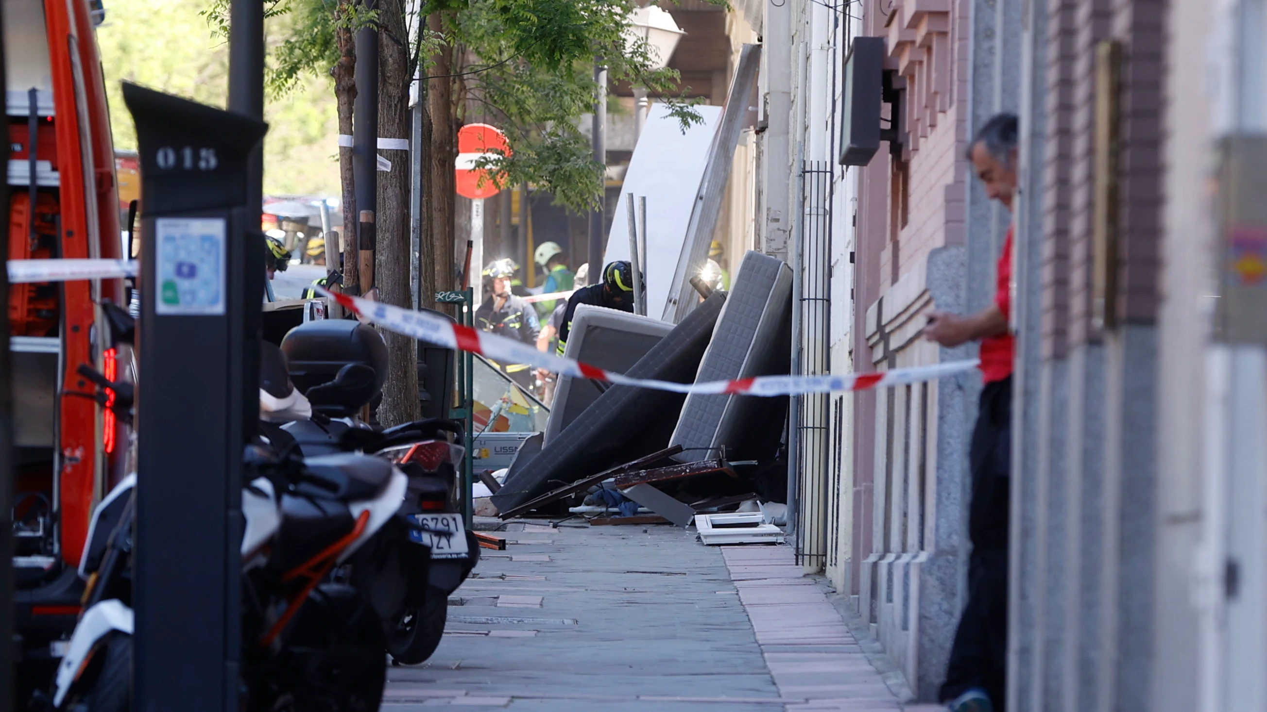 Un escape de gas, posible causa de la explosión Un escape de gas, posible causa de la explosión