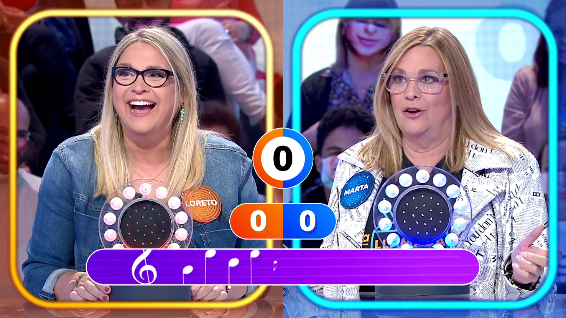 El reto imposible de Loreto y Marta Valverde en ‘Pasapalabra’: el título de su canción en ‘La Pista’ El reto imposible de Loreto y Marta Valverde en ‘Pasapalabra’: el título de su canción en ‘La Pista’