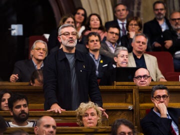 Carles Riera en el Parlamento Catalán
