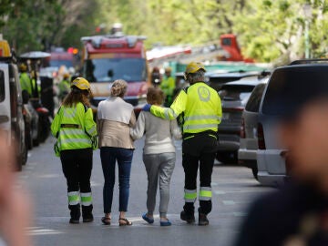 Explosión en el barrio de Salamanca: "He visto una persona herida sangrando"