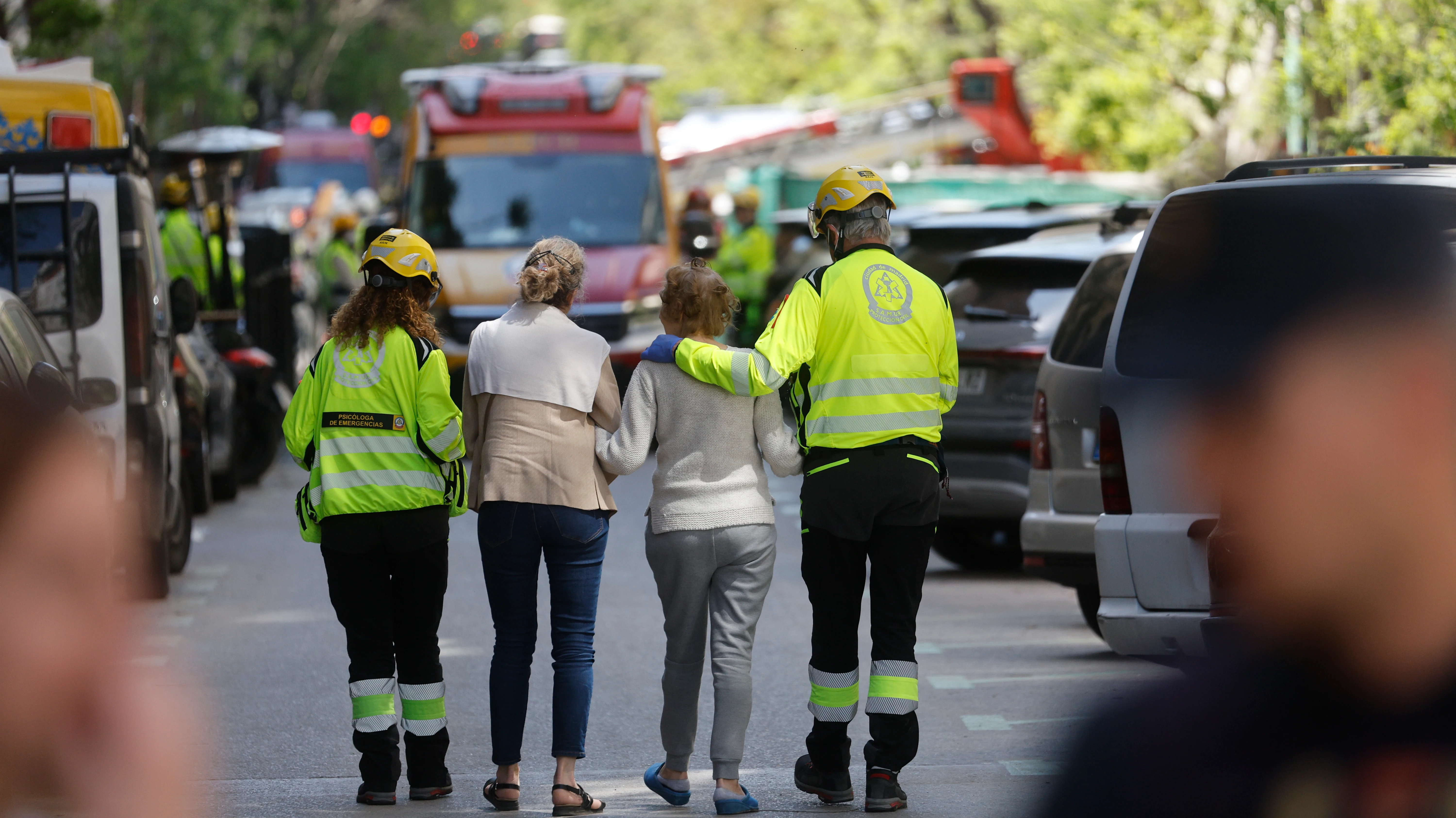 Explosión en el barrio de Salamanca: "He visto una persona herida sangrando" Explosión en el barrio de Salamanca: "He visto una persona herida sangrando"