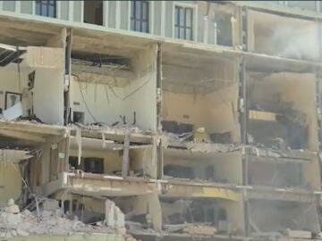 Así ha quedado el hotel Saratoga tras la explosión