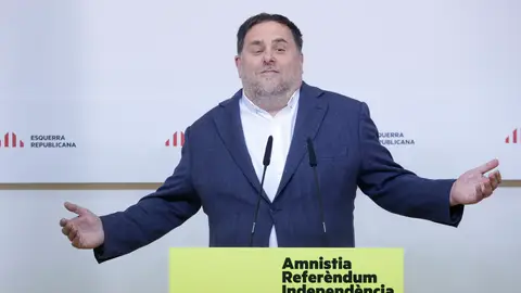 El líder de ERC, Oriol Junqueras, en una imagen de archivo El líder de ERC, Oriol Junqueras, en una imagen de archivo
