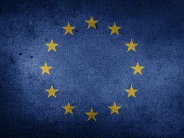 Bandera de la Unión Europea por el Día de Europa 2022
