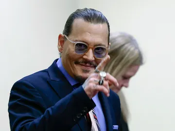 Johnny Depp en el juicio contra Amber Heard Johnny Depp en el juicio contra Amber Heard