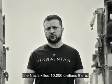 El vídeo de Zelenski donde advierte que Rusia está llevando &quot;una reconstrucción sangrienta del nazismo en Ucrania&quot;