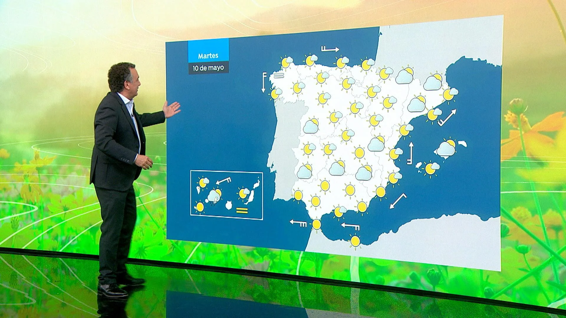 Semana de temperaturas de verano 