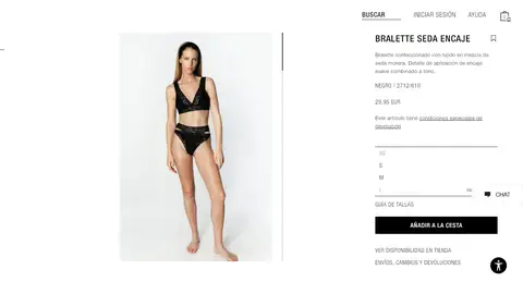 Bralette negro Bralette negro