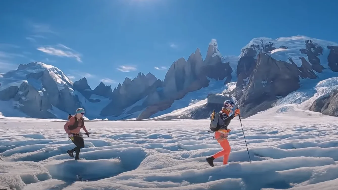 El récord de Fernanda Maciel y Kayliyn Gerbin en la Patagonia El récord de Fernanda Maciel y Kayliyn Gerbin en la Patagonia