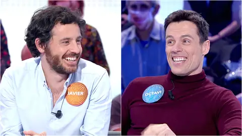 Javier Pereira reta a Octavi Pujades en ‘Pasapalabra’: ¿Quién acabará enseñando sus músculos? Javier Pereira reta a Octavi Pujades en ‘Pasapalabra’: ¿Quién acabará enseñando sus músculos?