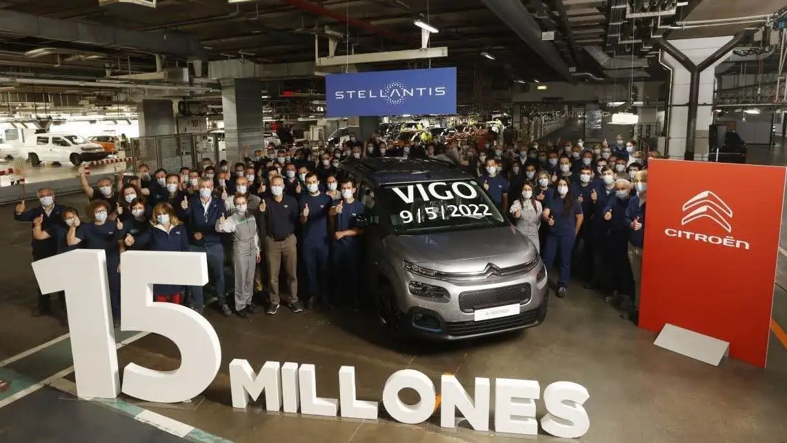 La factoría de Stellantis en Vigo produce su vehículo número 15 millones La factoría de Stellantis en Vigo produce su vehículo número 15 millones