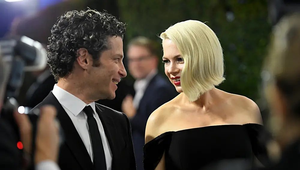 Thomas Kail y Michelle Williams Thomas Kail y Michelle Williams