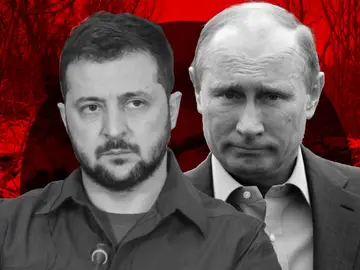 Guerra Ucrania Rusia: Vladímir Putin y Volodímir Zelenski