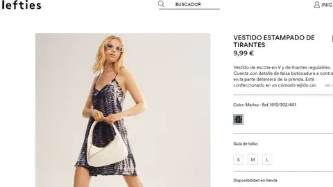 Vestido estampado Tie Dye Vestido estampado Tie Dye