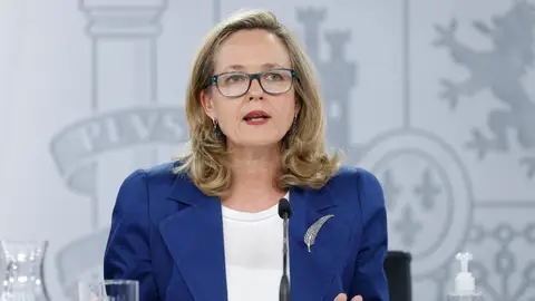 La vicepresidenta primera, Nadia Calviño La vicepresidenta primera, Nadia Calviño