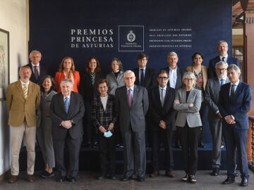 Los miembros del jurado del Premio Princesa de Asturias de Comunicación y Humanidades 2022