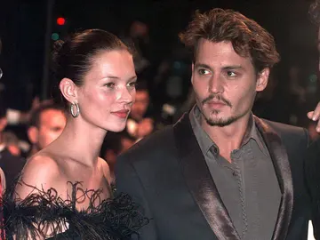 Kate Moss y Johnny Depp Kate Moss y Johnny Depp