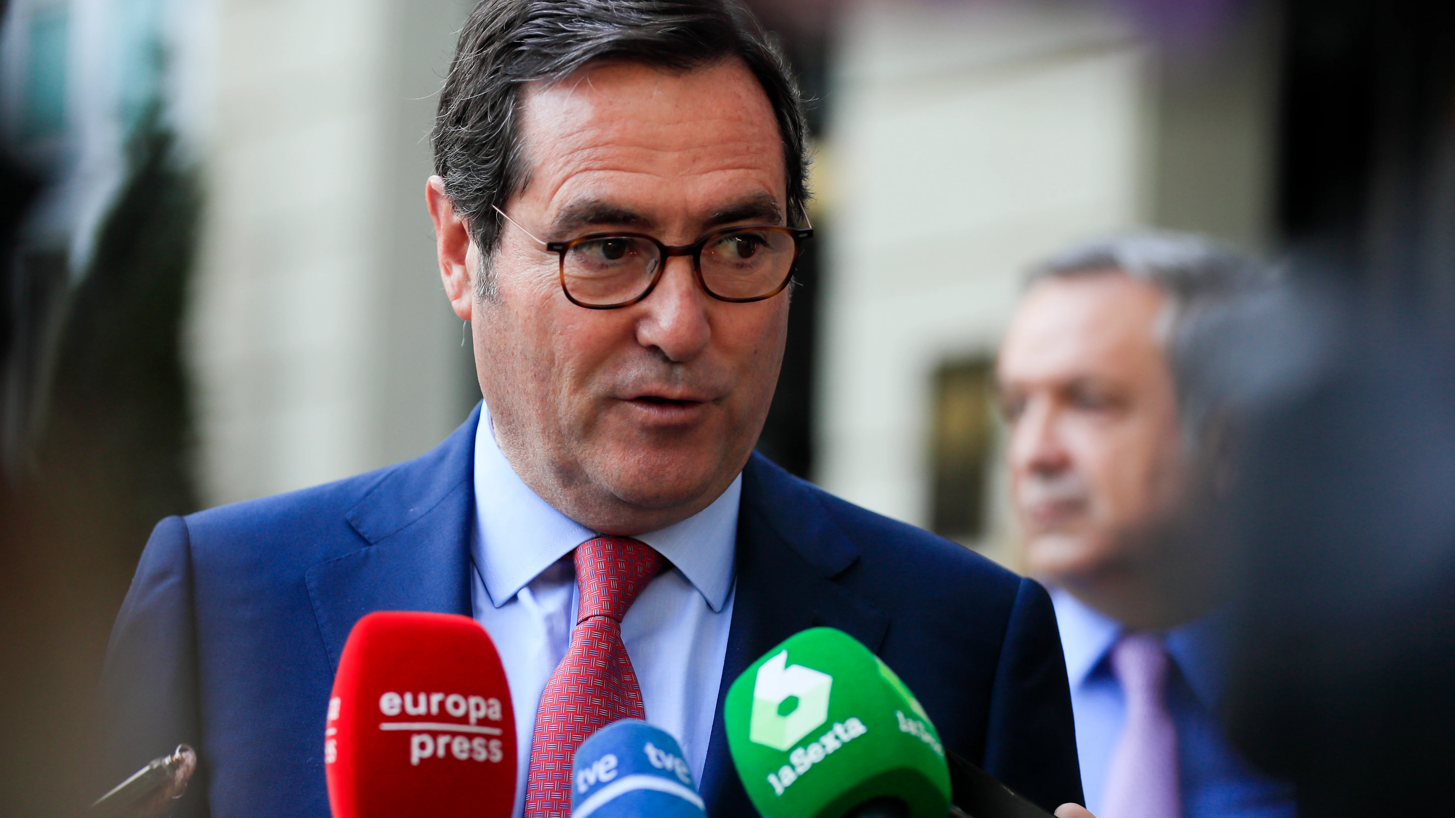 El presidente de la CEOE, Antonio Garamendi El presidente de la CEOE, Antonio Garamendi