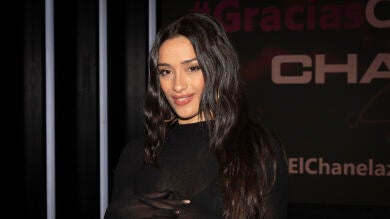 Chanel, con una camiseta de Kim Kardashian en su primera rueda de prensa después de Eurovisión