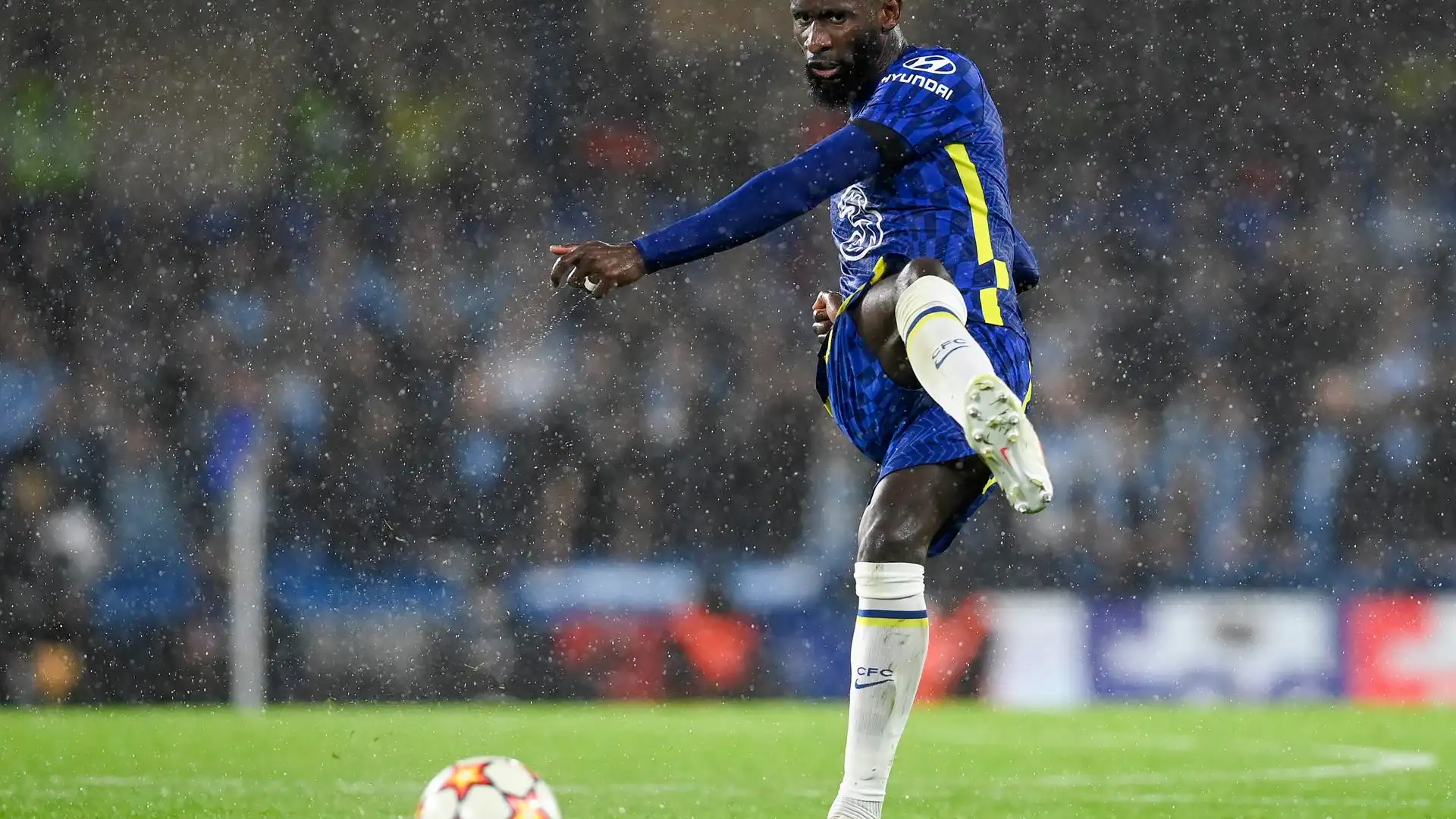Rüdiger, en un partido con el Chelsea Rüdiger, en un partido con el Chelsea