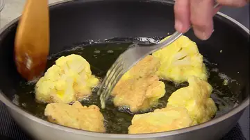 Fríe la coliflor