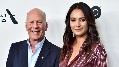 Bruce Willis con su mujer Emma Heming Bruce Willis con su mujer Emma Heming