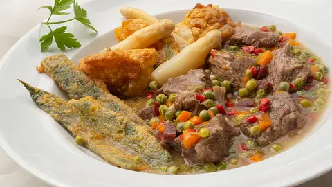 Menestra palentina, "el recetón de fin de semana" de Karlos Arguiñano Menestra palentina, "el recetón de fin de semana" de Karlos Arguiñano