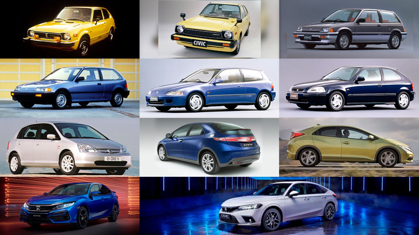 Civic e:HEV: así ha cambiado el icónico compacto de Honda que ahora cumple 50 años