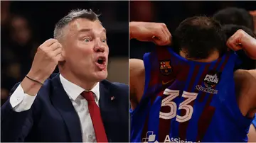 Jasikevicius y Mirotic representan la enésima caída del Barça en Euroliga Jasikevicius y Mirotic representan la enésima caída del Barça en Euroliga