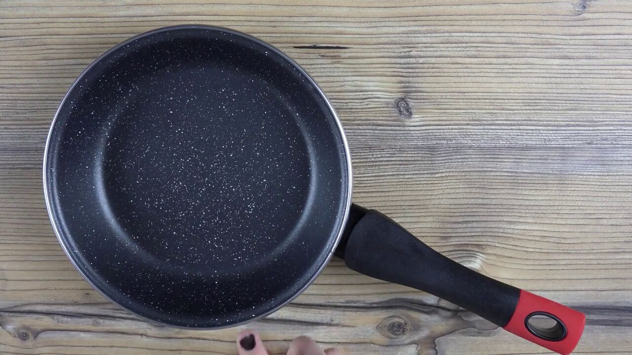 Paso 3: calentamiento de la sartén