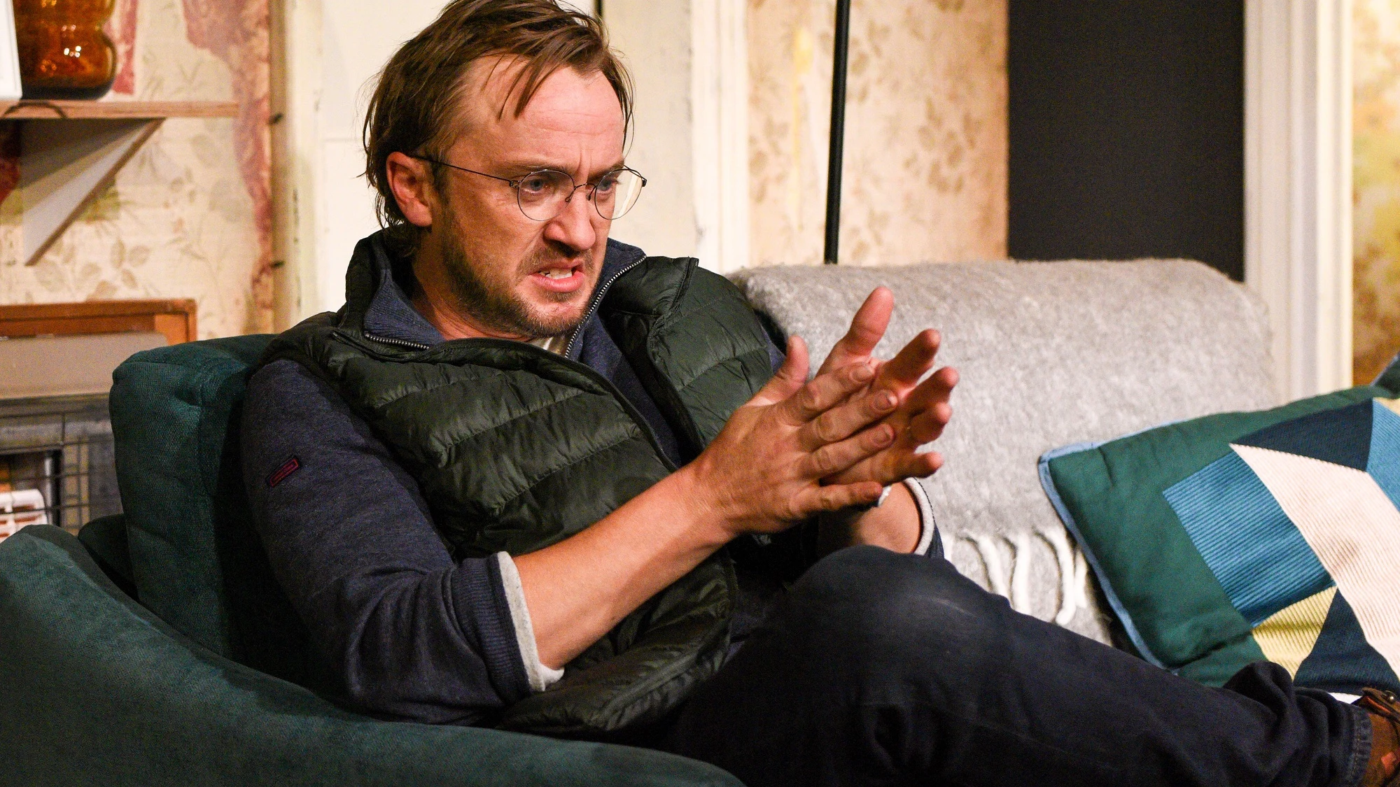 Tom Felton en su obra de teatro '222 Ghost story' Tom Felton en su obra de teatro '222 Ghost story'