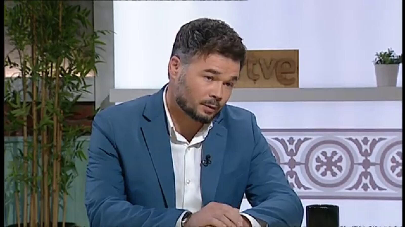 Gabriel Rufián, sobre el regreso del rey emérito: 