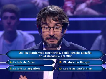 El Sevilla sorprende a Juanra Bonet en ‘¿Quién quiere ser millonario?’ con su sabiduría… ¡Conoce el nombre verdadero de Naranjito! El Sevilla sorprende a Juanra Bonet en ‘¿Quién quiere ser millonario?’ con su sabiduría… ¡Conoce el nombre verdadero de Naranjito!