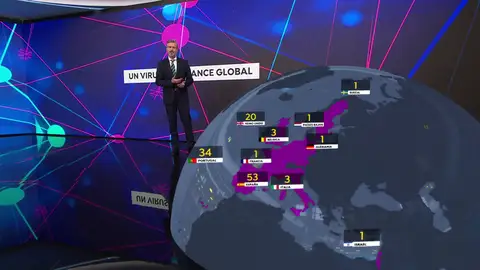 Así ha viajado la viruela del mono por el mundo y esta es su mortalidad Así ha viajado la viruela del mono por el mundo y esta es su mortalidad