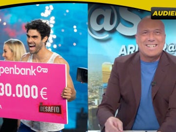Antena 3 gana el viernes y lidera el Prime Time con la final de 'El Desafío'; laSexta, tercera cadena más vista y Aruser@s, en máximo histórico semanal 